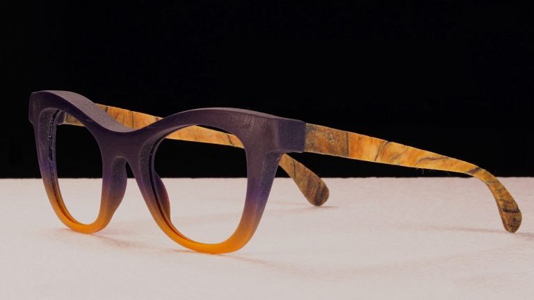 Fashionable eyeglass frame 3D Printed
